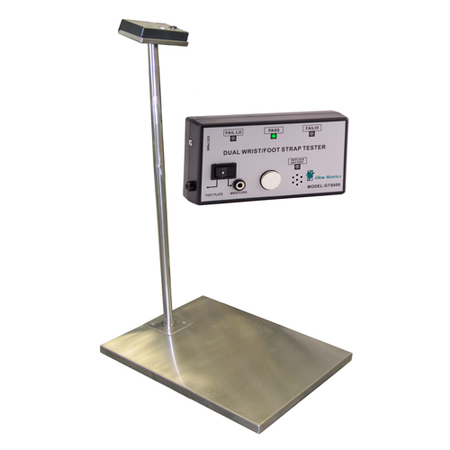 TRANSFORMING TECHNOLOGIES Wrist Strap/Foot Tester & Foot Plate, Stand - Free Standing GTS600K